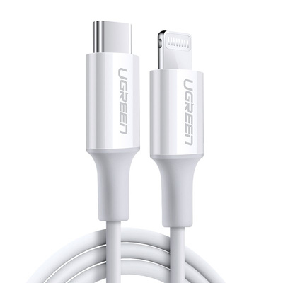 Ugreen US171 USB-C na Lightning MFi PD kabl 20W 1 m, Beli
