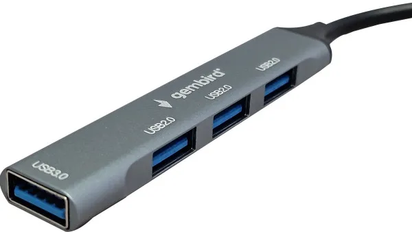 Gembird UHB-U3P4-06 Hub Tip-A+C 3xUSB2.0 USB3.0 Aluminijumski