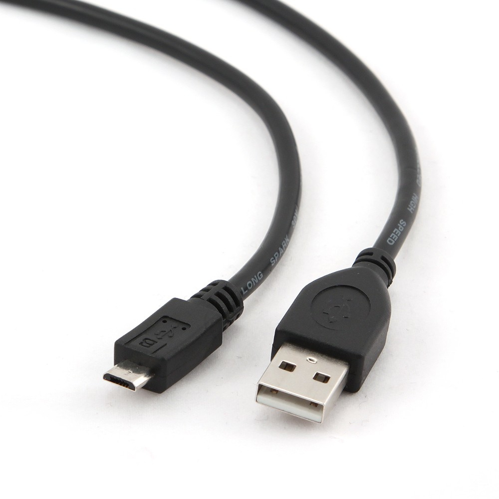 Gembird USB kabl USB 2.0 Micro-USB B USB A, Crno